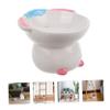 BESPORTBLE Elevated Ceramic Cat Bowl view 3