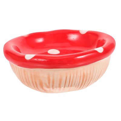 Sosoport Ceramic Food Bowl for Hamsters and Chinchillas, Small Smooth-Surface Bowl, Easy to Clean