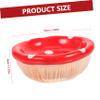 Sosoport Ceramic Food Bowl for Hamsters and Chinchillas, Small Smooth-Surface Bowl, Easy to Clean view 2
