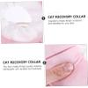 BESPORTBLE Soft Adjustable Elizabethan Collar for Cats and Kittens, Breathable Pink view 3