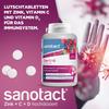 sanotact High-Dose Zinc + Vitamins C & D Lozenges, Wild Berry Flavor, 150 Vegan Lozenges view 2