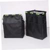 Large-Capacity Oxford Car Backseat Organizer, Black view 3