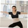 Women's Black Underarm Vest with Polyester Breast Pads, Breathable view 2