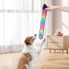 Holiday Dog Toy - Plush Snake with Squeaker view 2