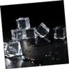 Cabilock Acrylic Artificial Ice Cubes, 48 Reusable Transparent Pieces view 3