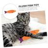 BESPORTBLE Plush Fish Cat Chew Toy with Catnip view 2