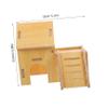 Sosoport Wooden Hamster House with Ramp view 2