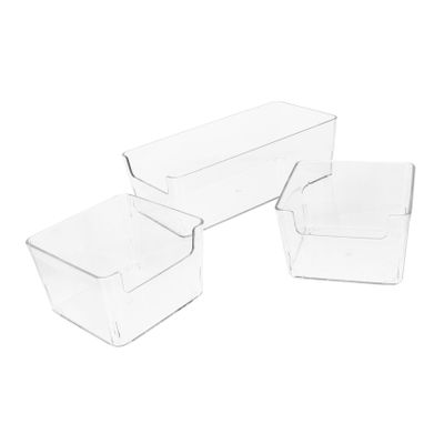 Happyyami 3-Piece Acrylic Hamster Bath Set with Stylish Design