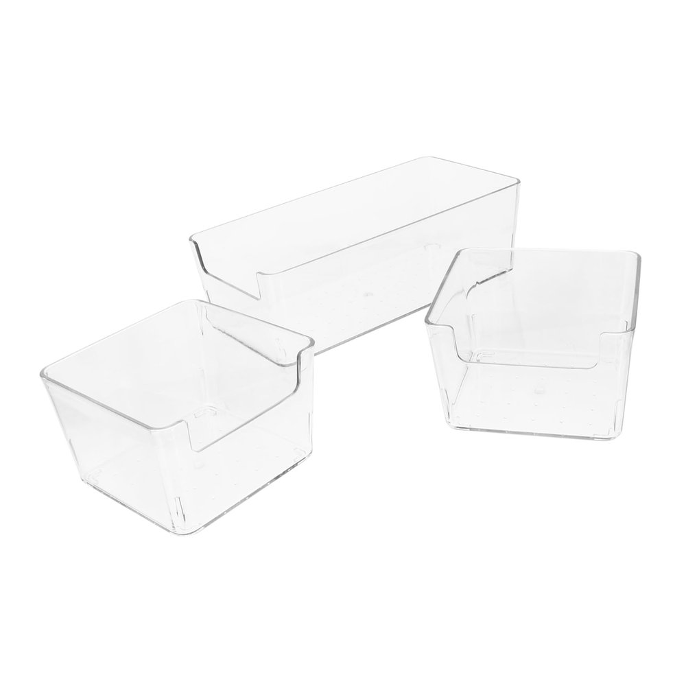 Happyyami 3-Piece Acrylic Hamster Bath Set with Stylish Design