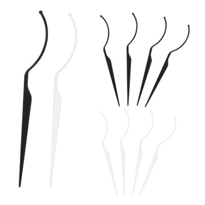 Beaupretty 10-Piece Acrylic Eyelash Display Stick Set for Organizing and Displaying False Eyelashes