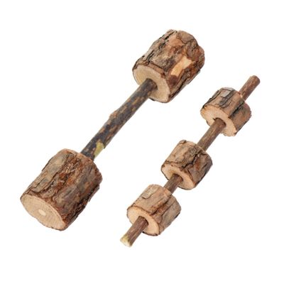 BESPORTBLE 2-Pack Wooden Chew Toy for Kittens and Cats