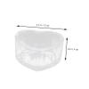 Happyyami Glass Hamster Bowl with Splash Guard view 2
