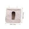Hanging Hay Feeder Bag for Guinea Pigs and Rabbits view 2