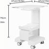 JvFbjLF Steel Salon Rolling Cart with 360° Wheels view 3