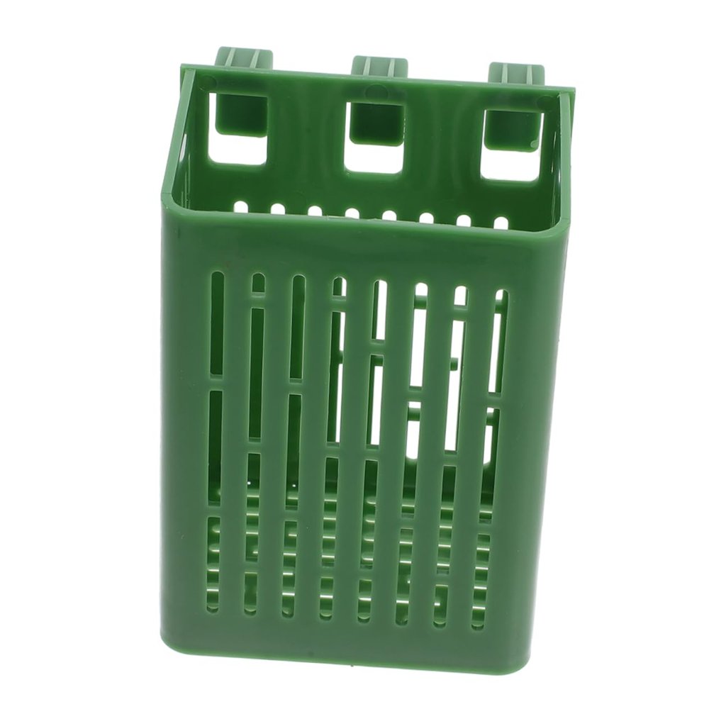 BUGUUYO Hanging Aquarium Plant Holder, Green – Aquatic Plant Pot & Small Fish Isolation Box