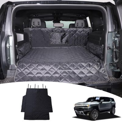 DIYUCAR Cargo Liner Compatible with 2024–2025 Hummer EV, Waterproof Dog Mat with Side and Bumper Protection