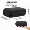 ELLDOO Insulin Refrigerator Storage Case, 12 Compartments, Black Travel Organizer view 2
