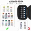 ELLDOO Insulin Refrigerator Storage Case, 12 Compartments, Black Travel Organizer view 3
