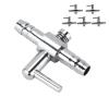 Aquarium Check Valve, Air Valve, Water Pump, 5 Pack, Stainless Steel view 1
