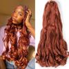 French Curl Braiding Hair, 8 Packs, Pre-Stretched Loose Wave, 18 in, 350# view 1
