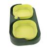 BESPORTBLE Double Cat Food and Water Bowl view 1