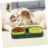 BESPORTBLE Double Cat Food and Water Bowl view 3