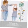 Children's Room Wall Decal with Animal Growth Chart, PVC, 1 Set view 3