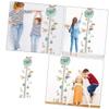 Children's Room Wall Decal with Animal Growth Chart, PVC, 1 Set view 4