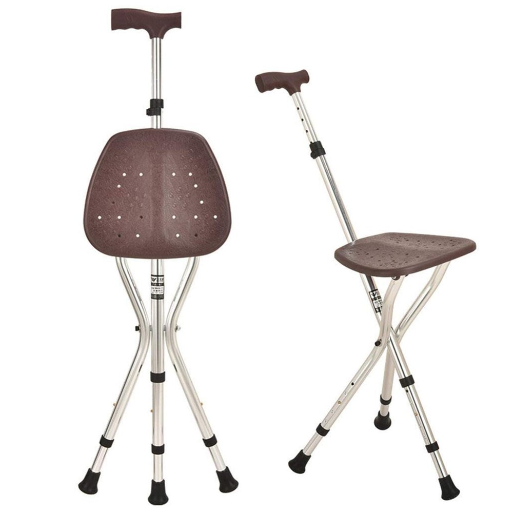 Folding Walking Cane with Seat