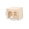 Happyyami Hamster House Hideout with Multi-Chamber Design for Small Pets view 2