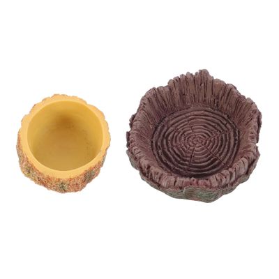 Happyyami Resin Reptile Food Bowl, High Hardness