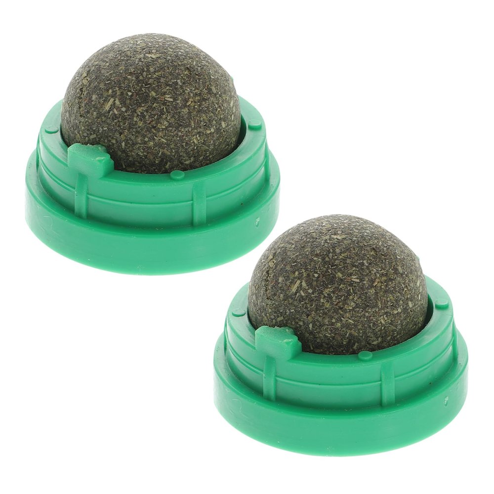 BESPORTBLE 2-Pack Rotating Catnip Treat Balls