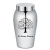 GRO Stainless Steel Memorial Urn for Human or Pet Ashes view 1