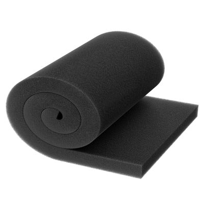 Pawfly Aquarium Filter Media Pad, Black Foam Filter Roll, 91 L x 30 W x 3 T cm