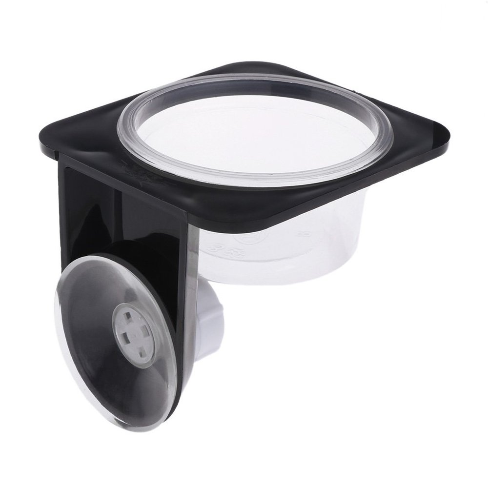 JOERBABU Suction Cup Feeder Anti-Escape Reptile Water Bowl