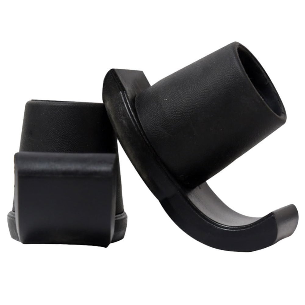 FOMIYES 2-Piece Rollator Gliders, Non-Slip Replacement Gliders for Seniors with Innovative Tread for Secure Grip on Wet Surfaces