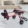 CAFIEDR Adjustable 2-Wheel Pet Wheelchair for Dogs, Lightweight Aluminum, Rear-Leg Support view 4