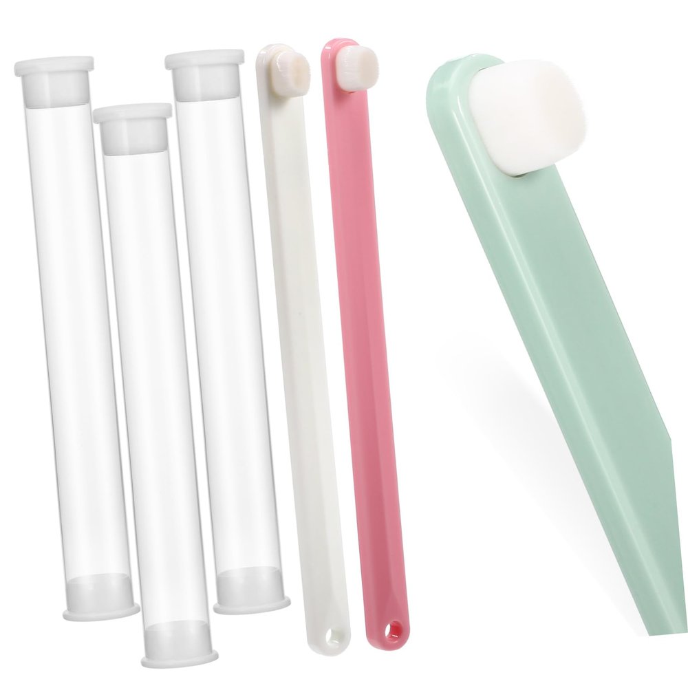 BESPORTBLE 3-Pack Cat Toothbrushes with Soft Plastic Bristles