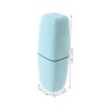 FRCOLOR 4-Pack Travel Toothbrush Cases, Toothbrush and Toothpaste Storage Boxes, Sky Blue view 3