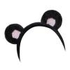 Eoixuqba Bear Ears Headband, Plush Makeup Headband for Face Washing view 1