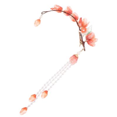 FRCOLOR Zinc Alloy Flower Hair Clip, Fashionable Antique Style