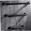 minkissy 2-Pack Non-Slip Bathroom and Bathtub Grab Bars, Wall-Mounted Aluminum, Black view 4