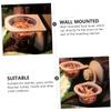 Happyyami Hanging Reptile Feeding Bowls, Wall-Mounted, 2-Piece, PP/ABS view 2