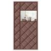 Magnetic Thermal Door Curtain, 110 x 220 cm, Oxford Insulated Windproof Curtain with Clear Panels, Polyester-Fiberfill, Thickened (A, 90 x 220 cm) view 1