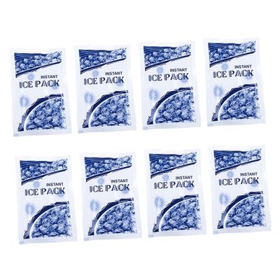 FRCOLOR 8-Pack Disposable Instant Cold Packs for First Aid, Shoulders and Upper Body