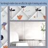 Magnetic Thermal Door Curtain 110 x 220 cm, Oxford Insulated Door Curtain with Transparent Panels, Windproof, Thickened Polyester Filling, Cold Protection (A, 90 x 205 cm) view 3