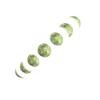 Glow-in-the-Dark Moon Wall Sticker with Moon Phases for Children's Rooms view 1