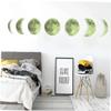 Glow-in-the-Dark Moon Wall Sticker with Moon Phases for Children's Rooms view 3
