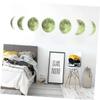 Glow-in-the-Dark Moon Wall Sticker with Moon Phases for Children's Rooms view 4