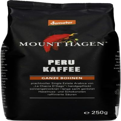 Demeter Peru Roasted Coffee, Whole Bean, 18 x 250 g